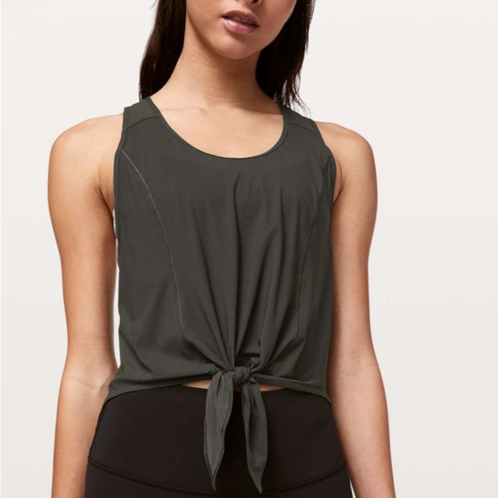Lululemon Call It A Tie Workout Tank Garnet Red NWT